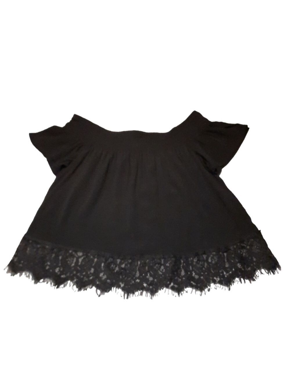 Forever 21 Black Off The Shoulder Blouse Size Small